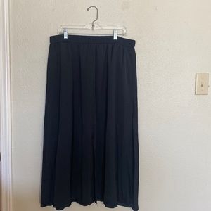 LOFT Silk Midi Skirt Sz. L